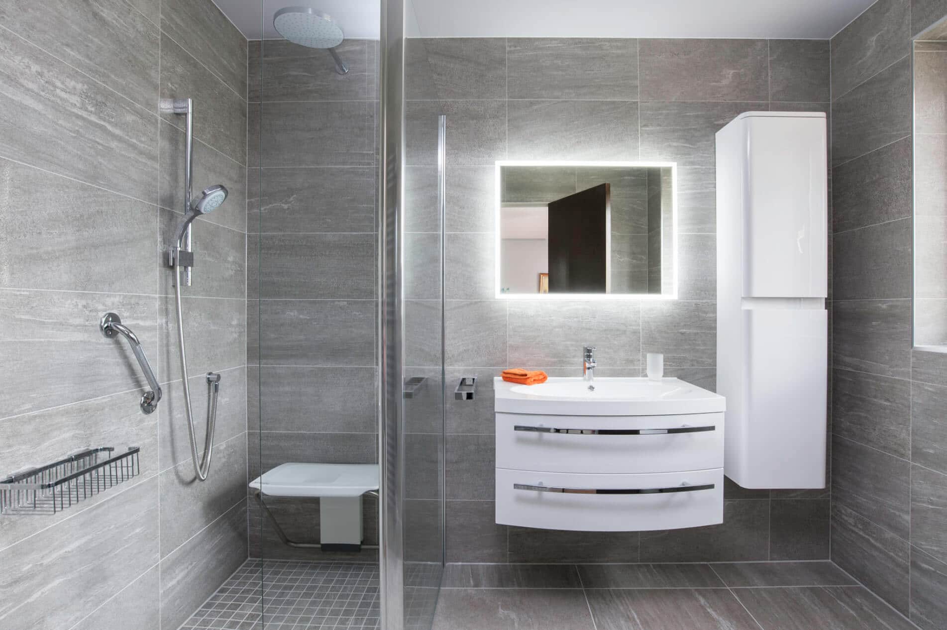 Storage solutions for wet rooms