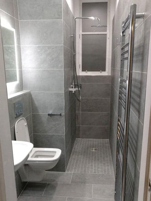 low access shower