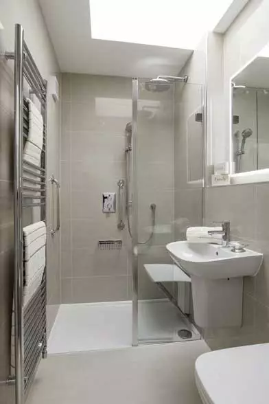 Walk in shower room by BMAS