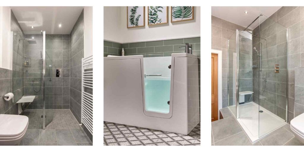 mobility bathrooms walk-in showers