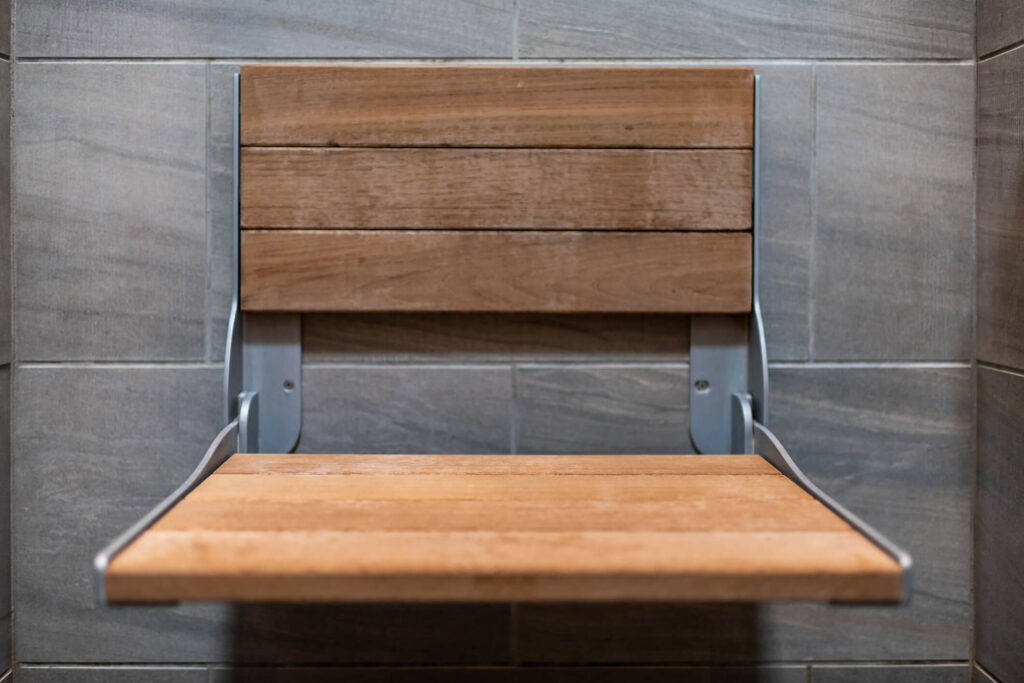 wet room shower seat.