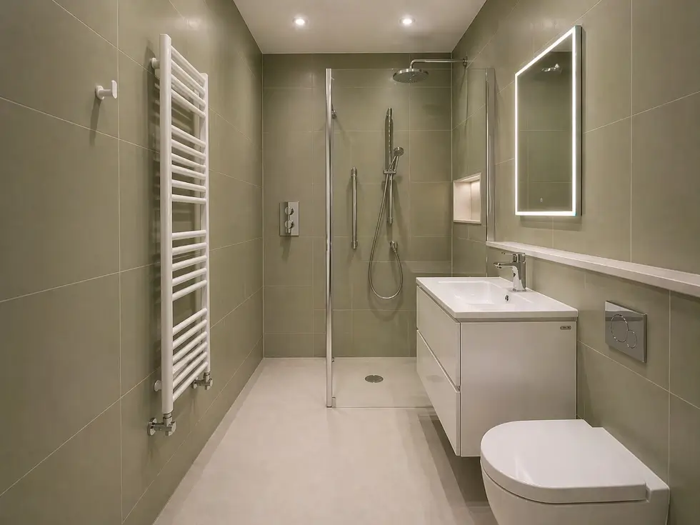 A sage accessible wet room provided by BMAS